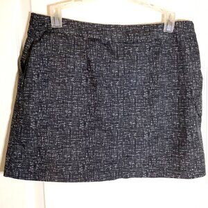 Avia Women's Skort Skirt Tennis Golfing Golf Size S/P Dark Gray Activewear